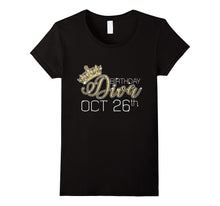 Birthday Diva on October 26th T-Shirt Libra Pride