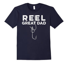 Men's Funny Pun Reel Great Dad Fisherman Fish Love Father T Shirt