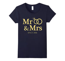 1st Anniversary Shirt Mr and Mrs Since 2016 T-Shirt