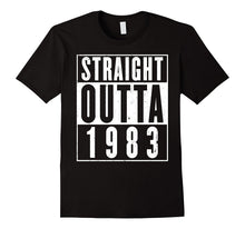 Straight Outta 1983 T-Shirt - Funny 34th Birthday Gift