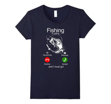 Fishing Is Calling and I Must Go Phone Screen Tee