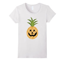 Funny Hipster Pineapple Jack-O' Lantern Halloween Shirt