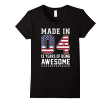 13th Birthday Gift T-Shirt Made in 04 Cute 13 Yrs Old Gift