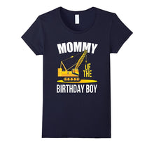 Mommy of the Birthday Construction Theme Boy's T-Shirt