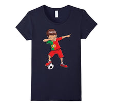 Soccer Boy Dabbing T Shirt Portugal Portuguese Football Boys