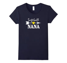Softball Nana Tshirt Grandma Grandparents Gift Idea