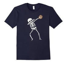 Halloween Dabbing Skeleton Baseball T Shirt Funny Dab Dance