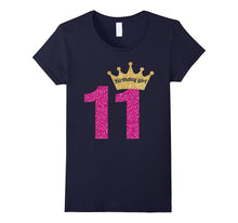 11th Birthday Girl Pink Princess T-Shirt