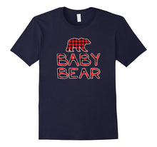 Baby Bear Red Flannel Plaid T-Shirt