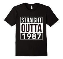 Straight Outta 1987 T-Shirt Fun 30th Birthday Gift Shirt