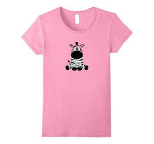 Cute Zebra Baby Sitting on T-Shirt Is Adorable Gift