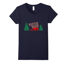 Auntie Bear T-Shirt Beautiful Plaid Bears