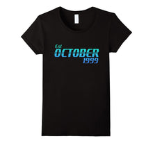 Est October 1999 Shirt - 18th Birthday Gifts Awesome TShirt