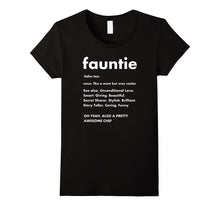 Fauntie Chef Fun Auntie Definition Funny Gift T Shirt