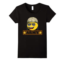 Funny Army and Cute Emoji T-Shirt