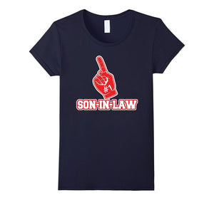 #1 Son-In-Law T Shirt - Number One Foam Finger Gift Tee