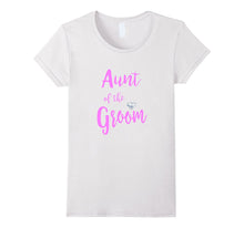 AUNT OF THE GROOM T Shirt Diamond Pink