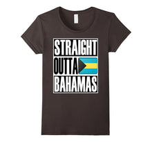 Straight Outta Bahamas Funny Gift Flag T-Shirt