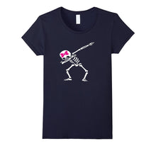 Dabbing Skeleton Girl Shirt - Halloween Dab Pose T-Shirt