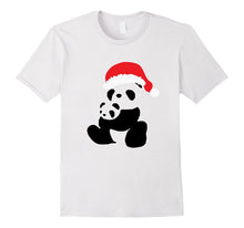 Mama, Papa, Cub Bear T-Shirt - Cute Panda - Santa Hat