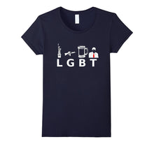 Liberty Guns Beer Trump Parody T-Shirt Red Power Tie