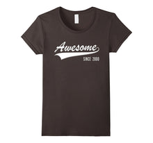 17th Birthday Gift Shirt Awesome Since 2000 17 Year Old Tee