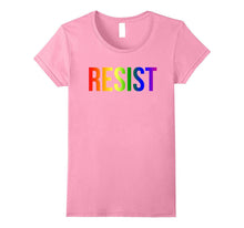Resist Rainbow Flag Nationa Pride March Shirt for Women Men