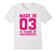 14th Birthday Shirt Gift Age 14 Year Old Girls Tshirt Tee