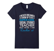 Super Cool Social Studies Teacher T Shirt Funny School Gift