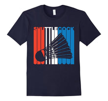 Retro RWnB Shuttlecock Silhouette T-Shirt