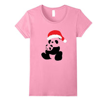 Mama, Papa, Cub Bear T-Shirt - Cute Panda - Santa Hat