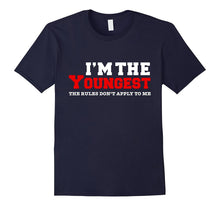 Funny Youngest Child Rules Don't Apply to Me Tshirt Siblings