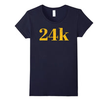 24k T Shirt - Distressed Gold Tshirt