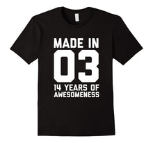 14th Birthday Shirt Gift Age 14 Year Old Boy Girl Tshirt Tee
