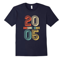 Awesome Since 2005 T-Shirt 12 Yrs Old Bday 12th Birthday Tee