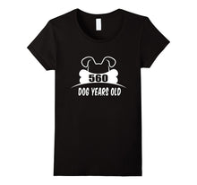 560 Dog Years Old T-Shirt Funny 80th Birthday Gift