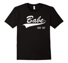 30th Anniversary Gifts Babe 1987 Couple Wedding Tshirt