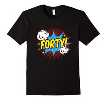 40 Years Old 40th Birthday B-Day Superhero T-Shirt