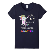 August 21 Solar Total Eclipse Funny Dabbing Unicorn T Shirt