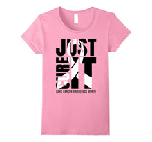 Just Cure It Lung Cancer Awareness Shirts Ribbon Shirt