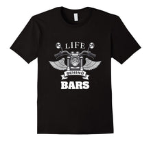 Biker Life Behind Bars - Vintage Motorcycle T Shirt
