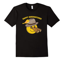 Happy Birdwatcher T-Shirt - Bird Watching Birding Smiley