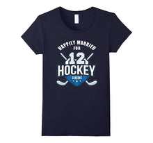 12th Wedding Anniversary T-Shirt Hockey Couple Gift Tee