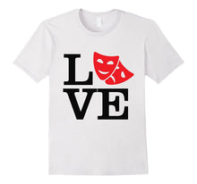 Love Theatre Thespian Performing Arts Heart T-Shirt