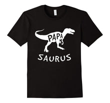 Papa Saurus Mighty T-Rex Cute and Wild T-Shirt Gift for Dad