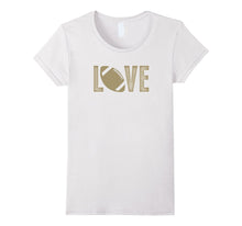 LOVE Football Novelty Sport Mom Graphic T-Shirt