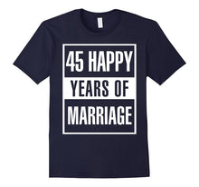 45th Wedding Anniversary Gift Idea Husband and Wife T-Shirt