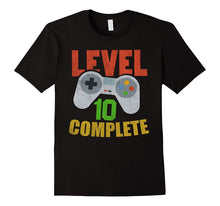 Level 10 Complete Video Gamer Geek Boys 10th Birthday Shirt