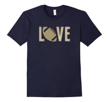 LOVE Football Novelty Sport Mom Graphic T-Shirt