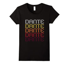 Dante Retro Wordmark Pattern - Vintage Style T-Shirt